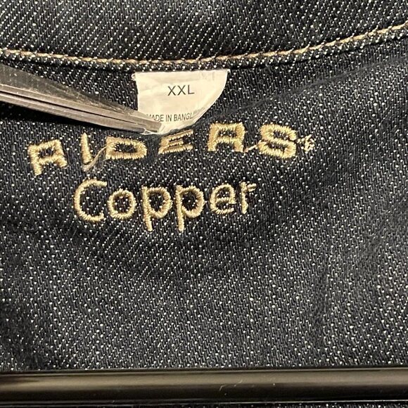 Riders Copper Jean Jacket Women's XXL Blue Denim - Picture 6 of 12